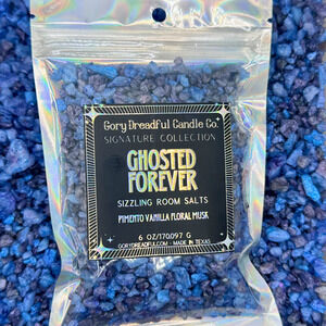 GHOSTED FOREVER Sizzling Room Salt Crystal Potpourri Pimento Vanilla Floral Musk